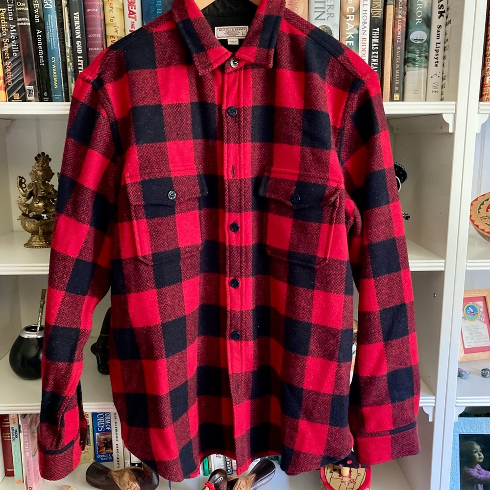 Wallace & Barnes wool blend shirt jacket (L)